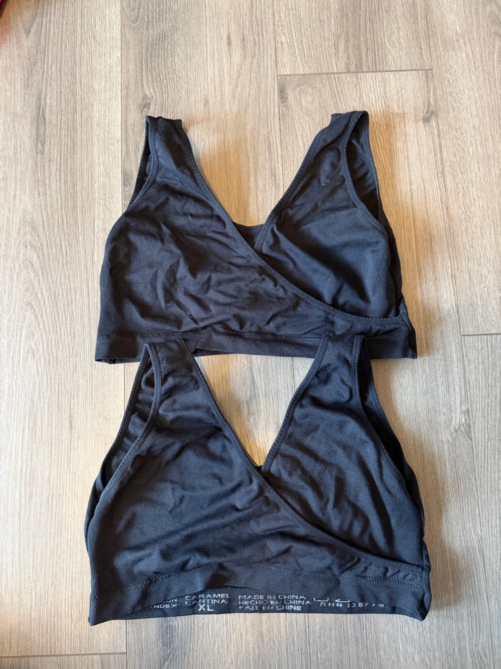 Maternity/ Breastfeeding Black Wireless Bralette - Women Intimates & Sleepwear